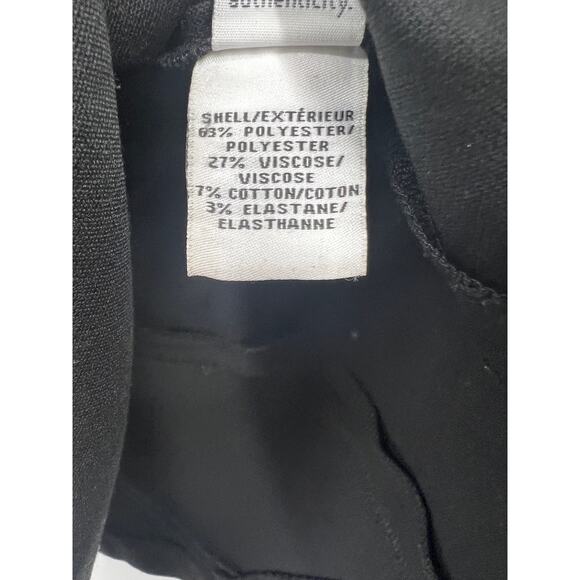 Diane Von Furstenberg Women's Back Zip Lightweight Tank Sleeveless Black Size 6 - Picture 4 of 5